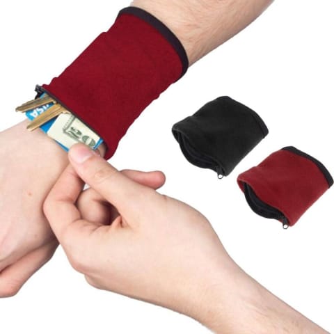 wrist wallet pouch for runners