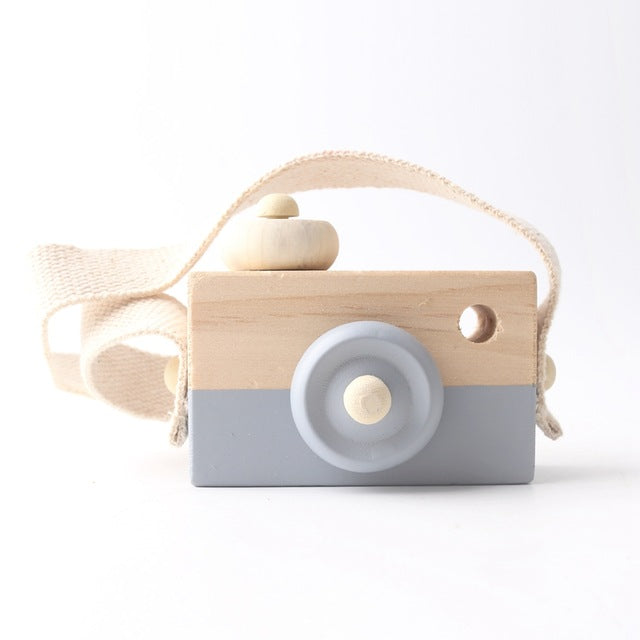 wooden camera teether