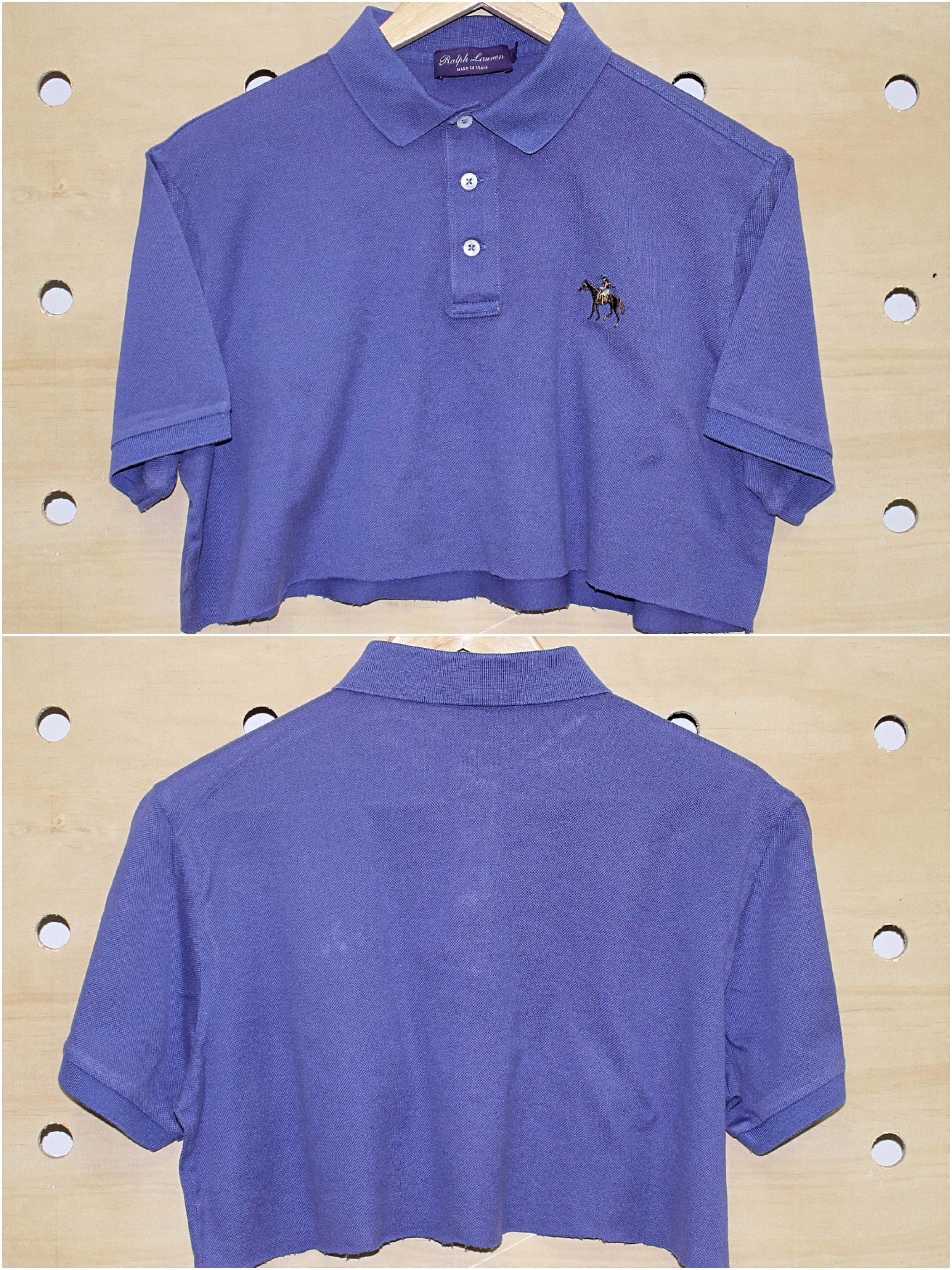 polo crop top ralph lauren