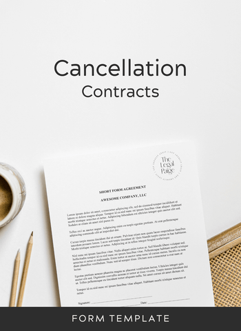 Cancellation Contracts