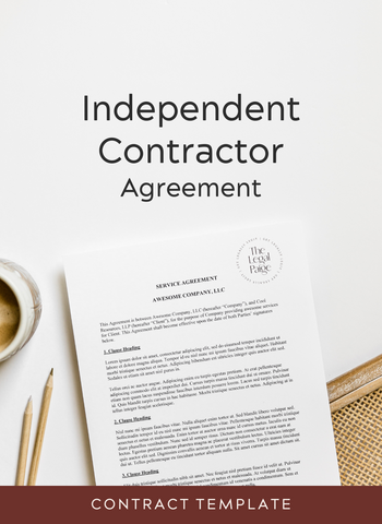 The Legal Paige's Independent Contractor Agreement