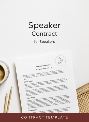The Legal Paige - Speaker Contract