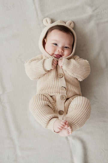 Luca Knitted Onepiece - Mahogany Rose Marle – Jamie Kay USA