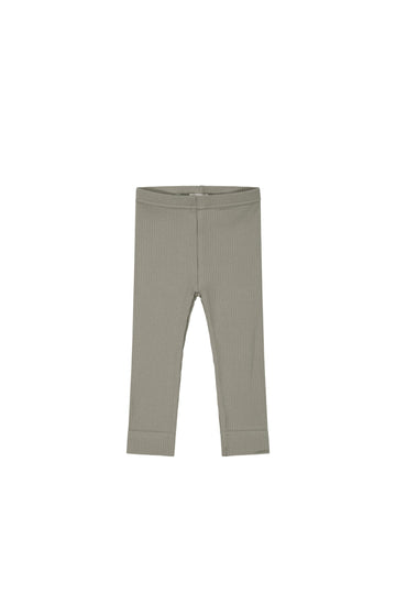 Kids' Organic Cotton Gray Leggings