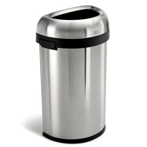 Simplehuman 60L Semi Round Open Bullet Bin