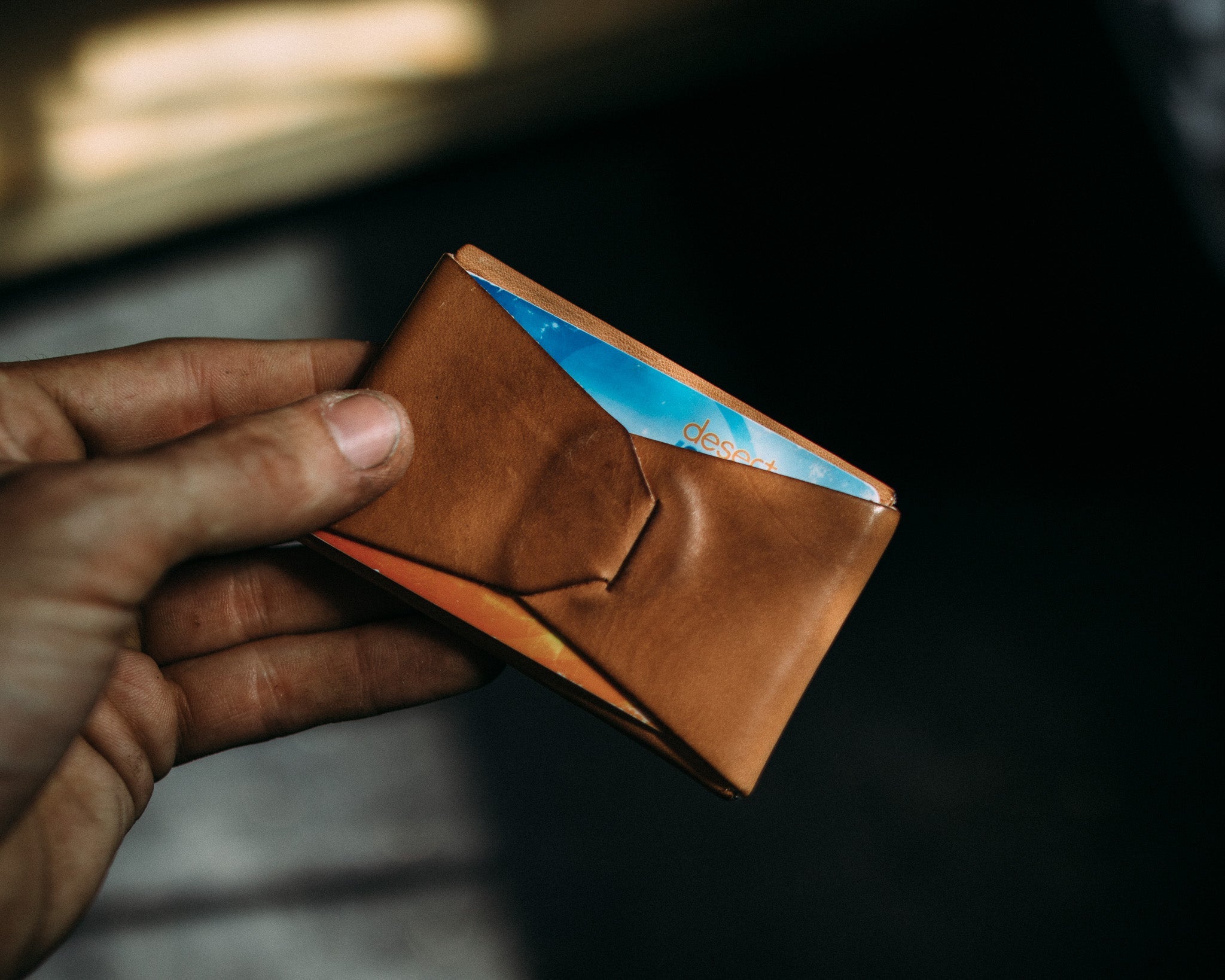 The Jefferson Personalized Fine Leather Card Holder Wallet