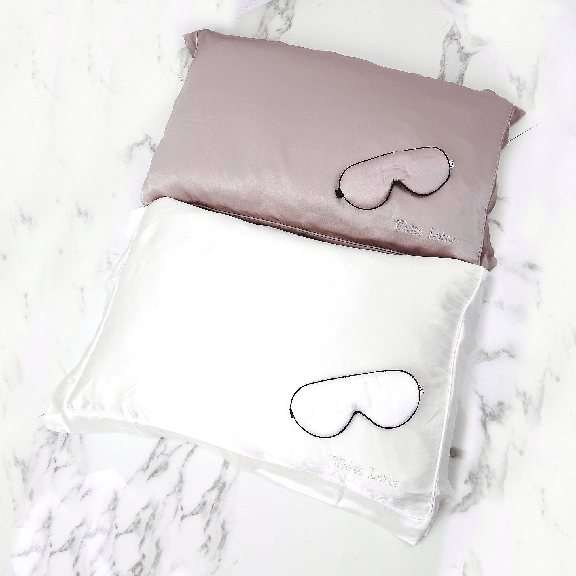 Silk Eye Mask and Pillowcase Set