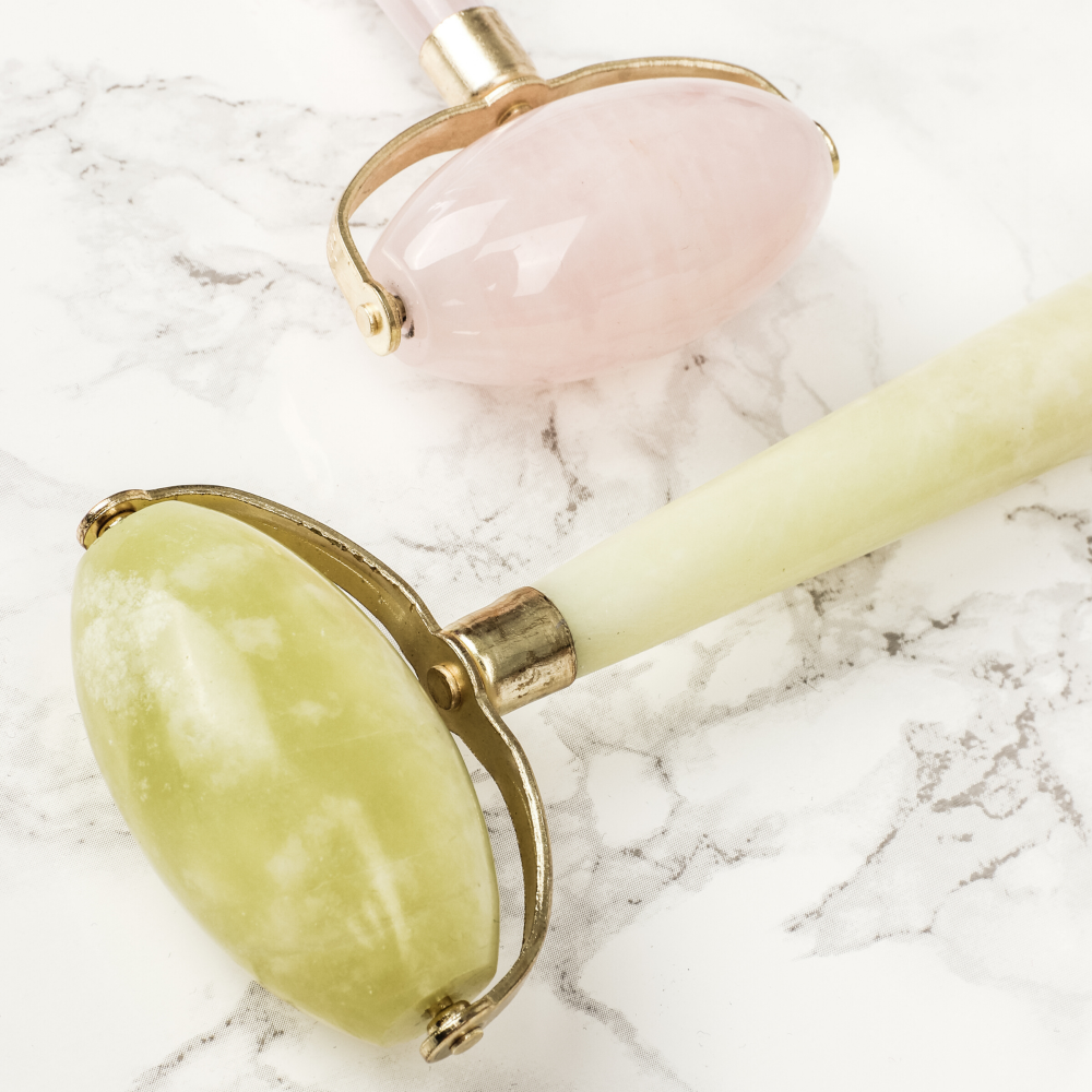 Large Jade Roller - Designer Crystal Rollers by White Lotus