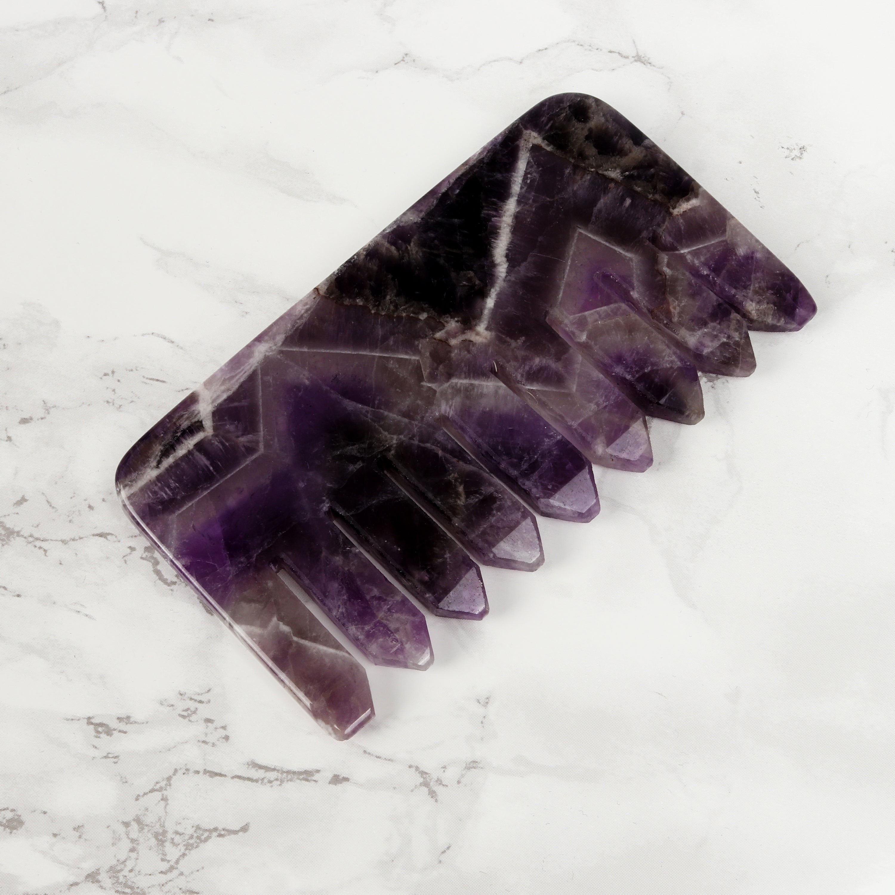 Amethyst Crystal Comb