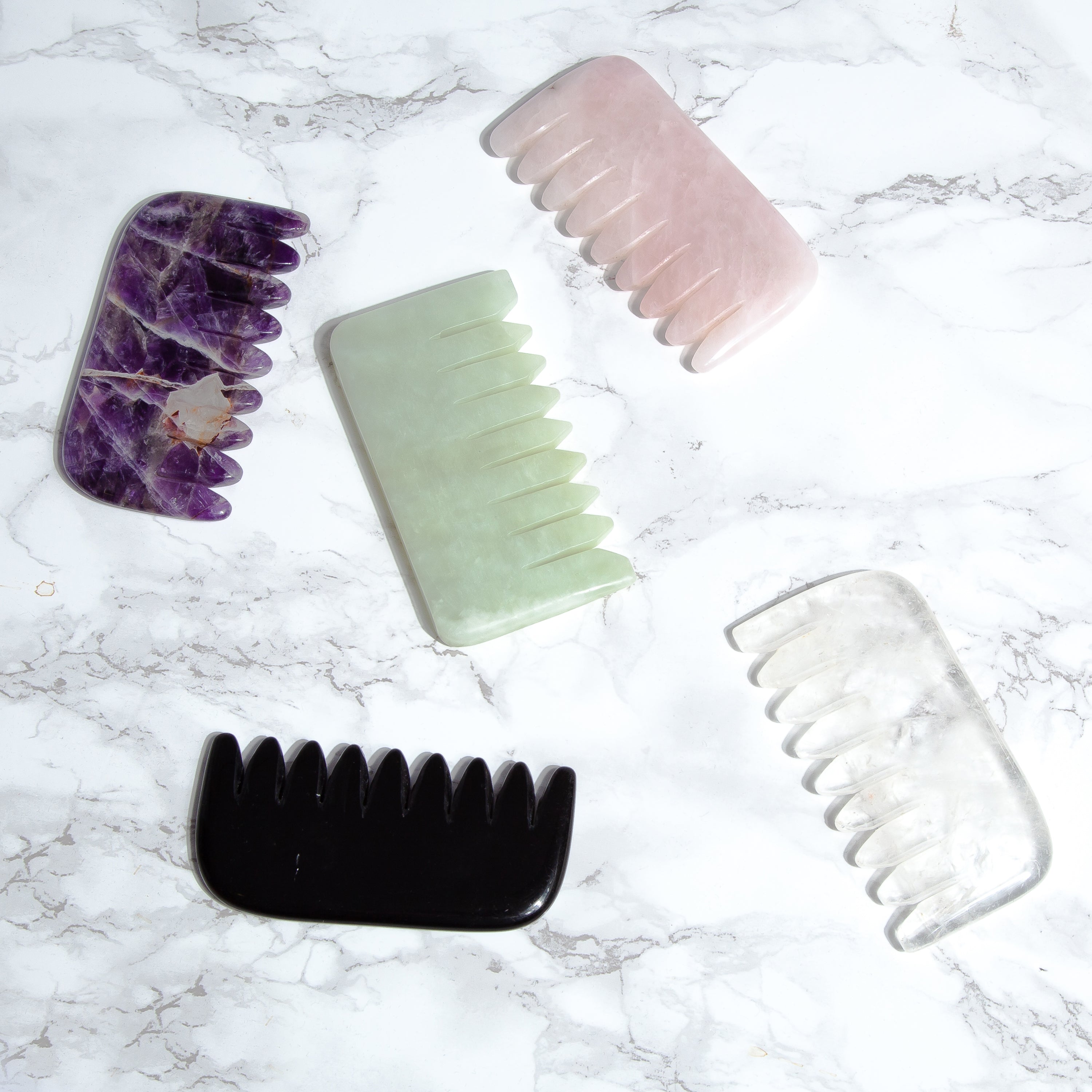 Amethyst Crystal Comb