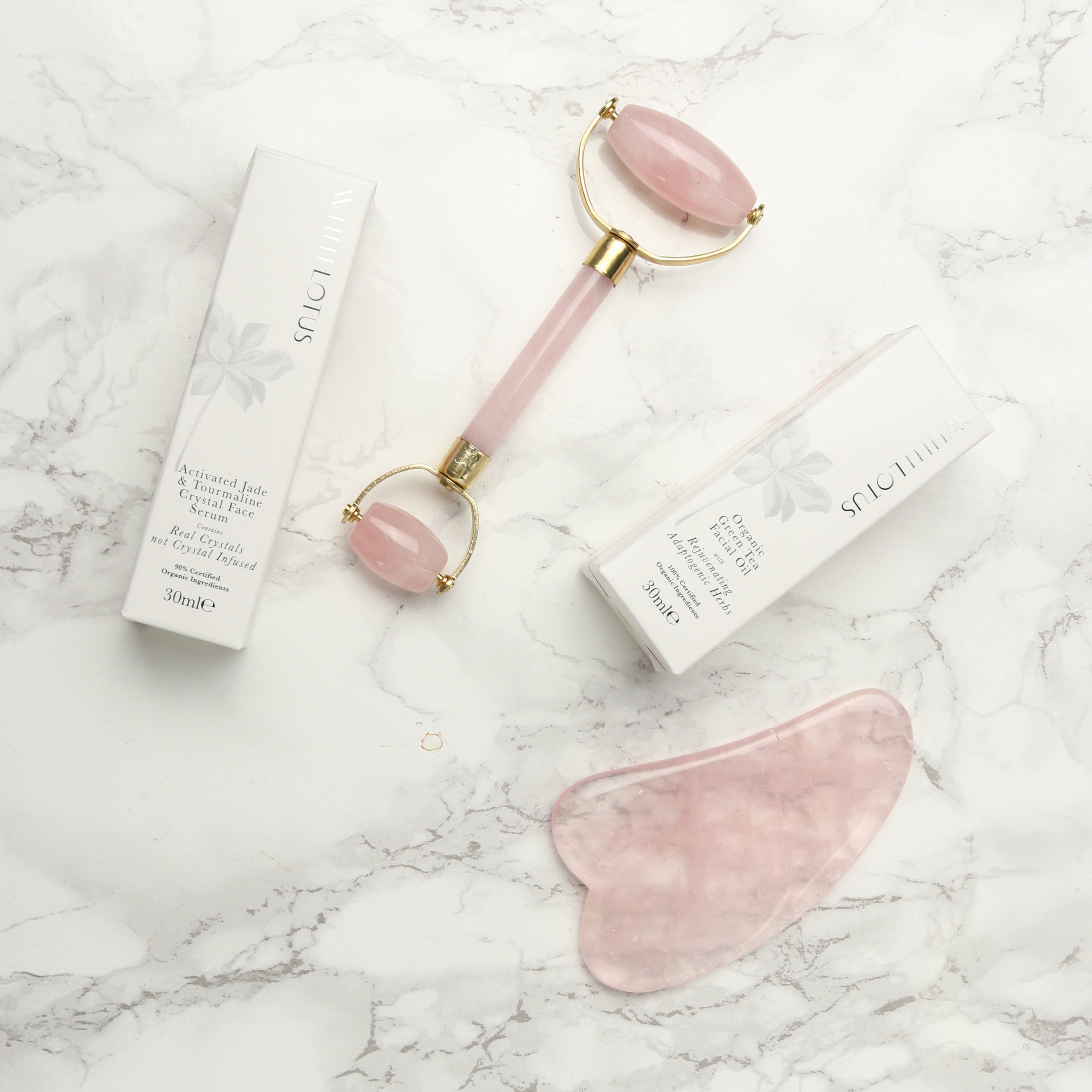 Rose Quartz Crystal Facial