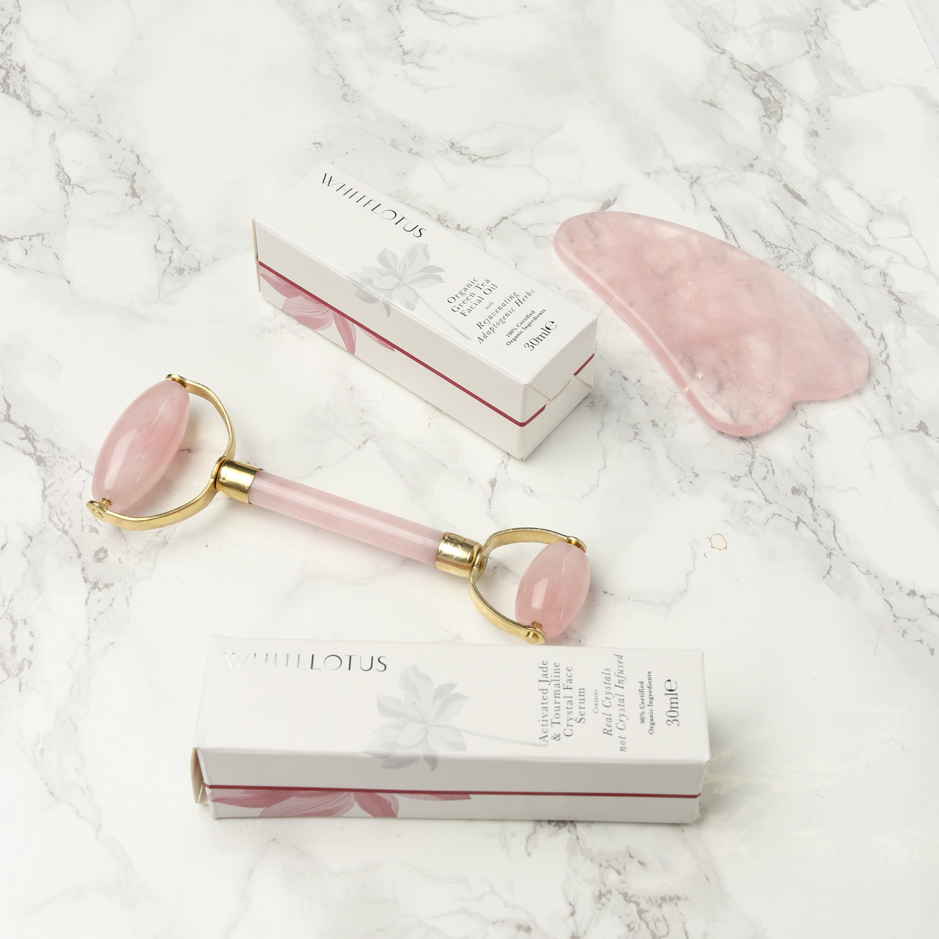 Rose Quartz Crystal Facial