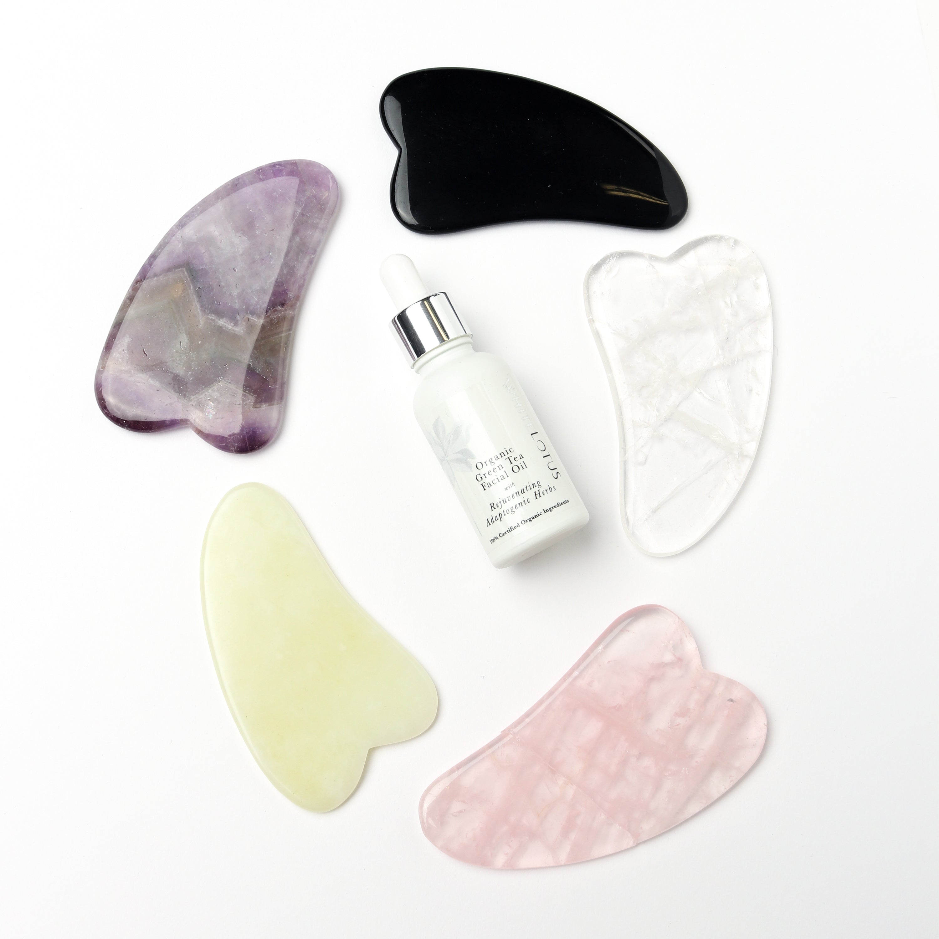 Gua Sha Jade by White Lotus- Real Chemical Free Crystal