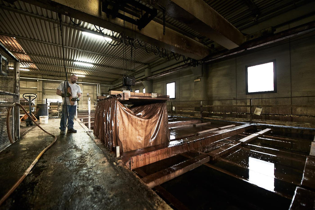 leather tanning process