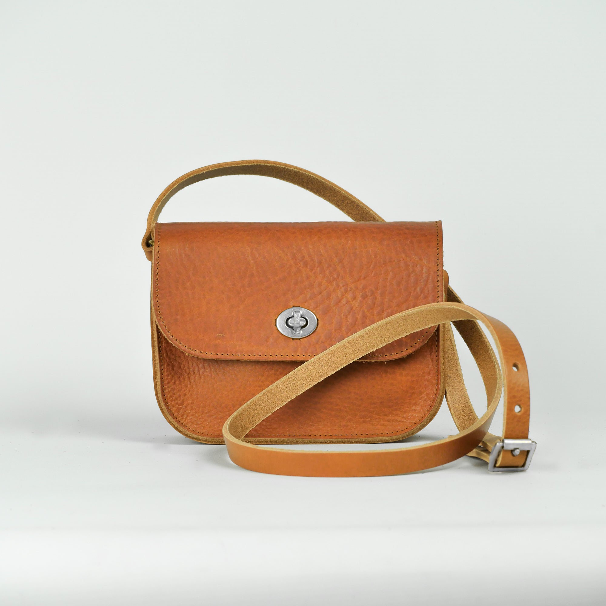 Missouri Tan Leather Shoulder Bag | Village Leathers | Reviews on Judge.me