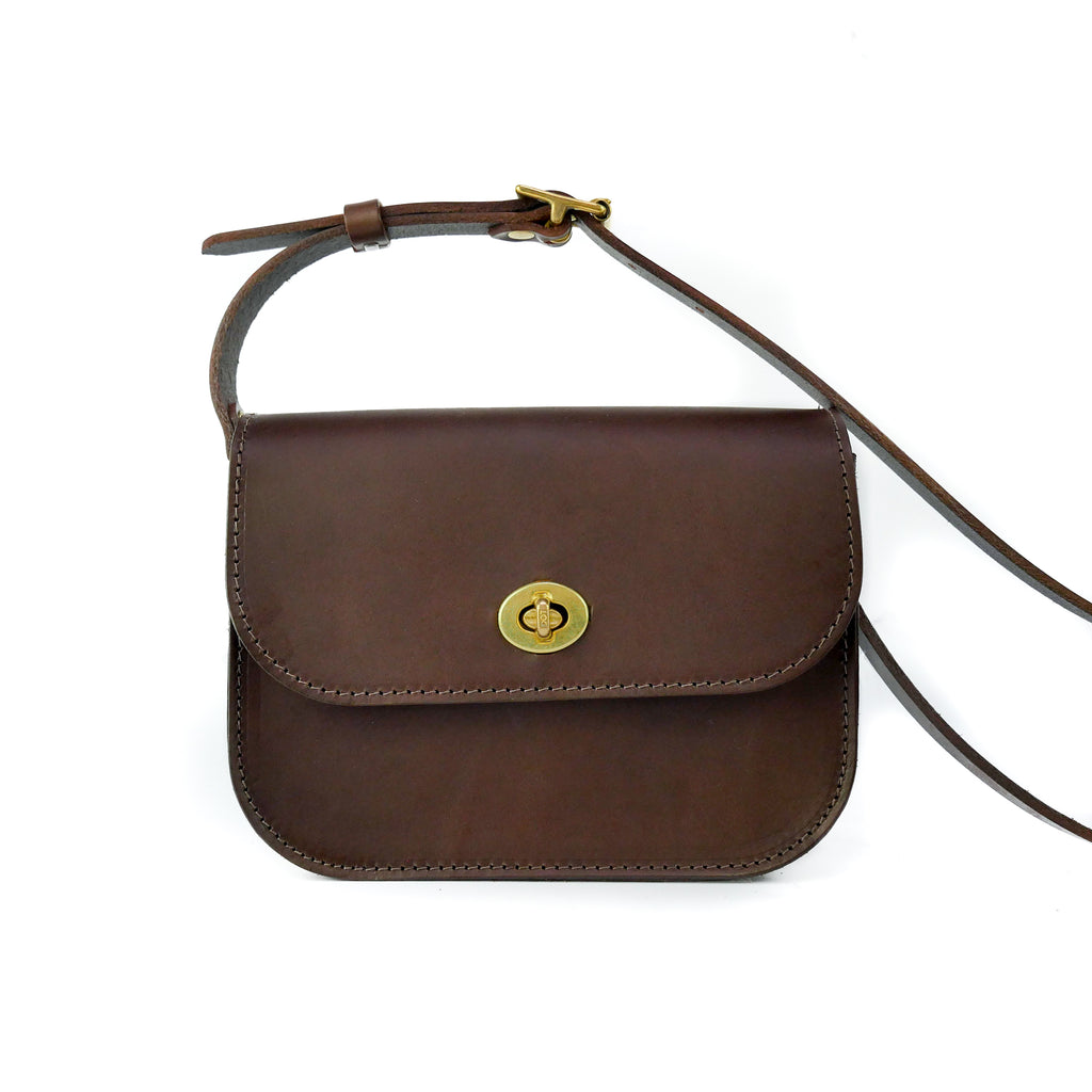 chocolate leather bag