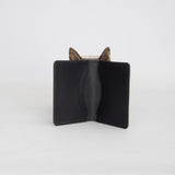 Black Leather Card Holder - Sample Sale