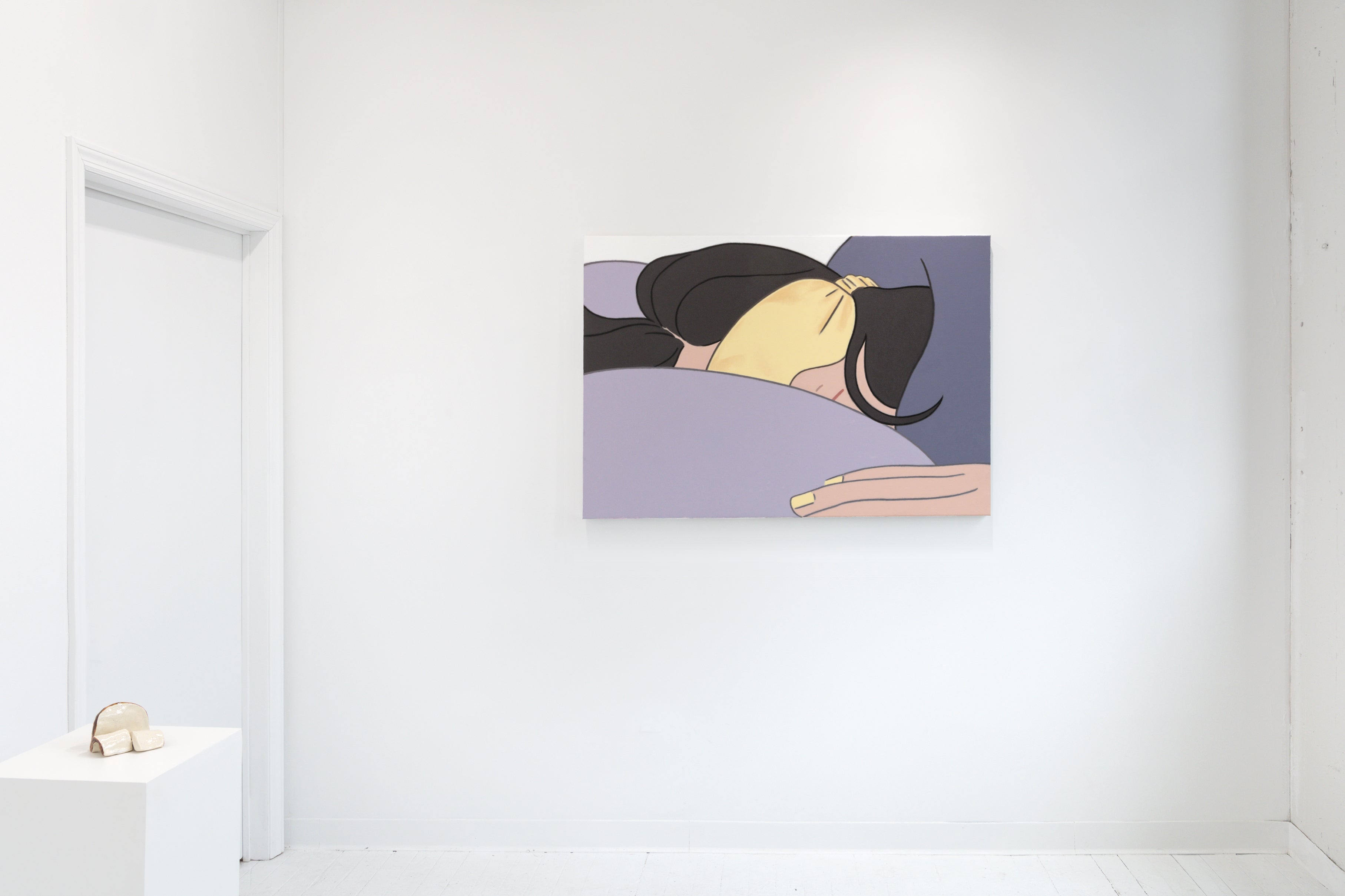 Installation view of Lilou's exhibition at Yi Gallery