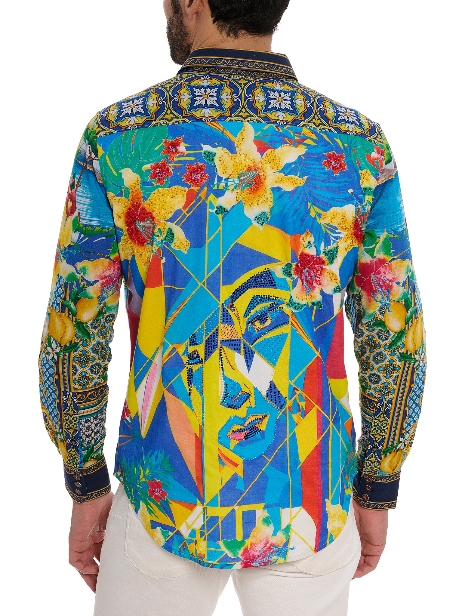 Shop Robert Graham Limited Edition Toast The Coast Long Sleeve Button Down Shirt In Multi