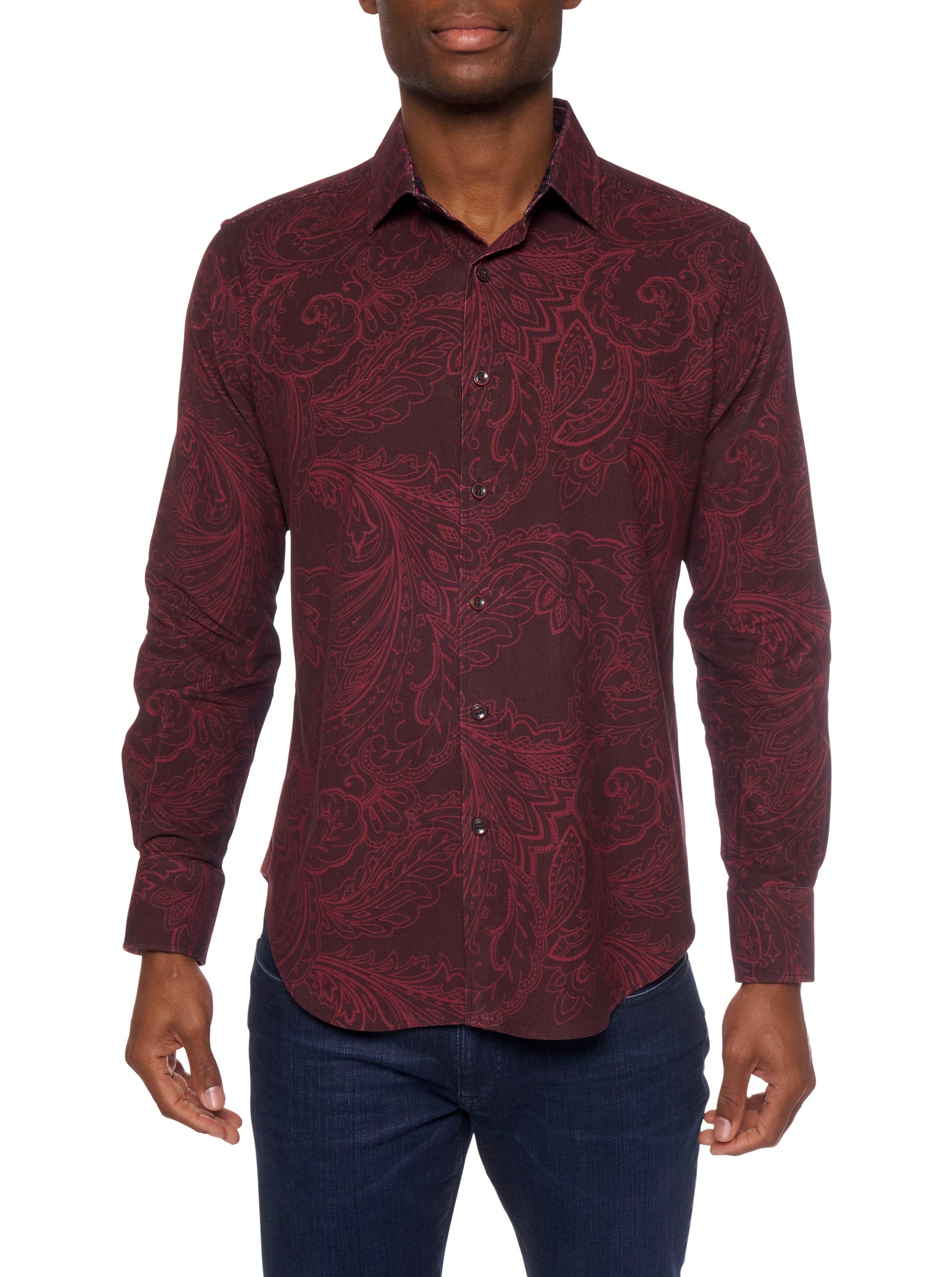 ROBERT GRAHAM ROBERT GRAHAM TARVOS LONG SLEEVE BUTTON DOWN SHIRT