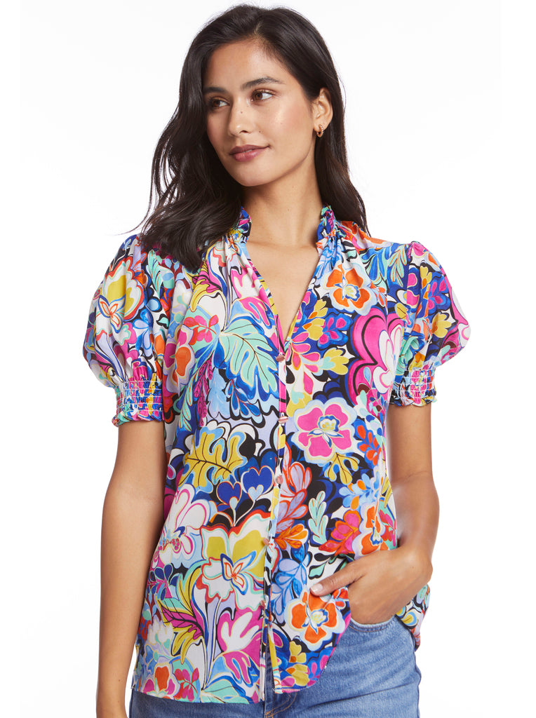 Robert Graham Mila Blouse In Multi | ModeSens