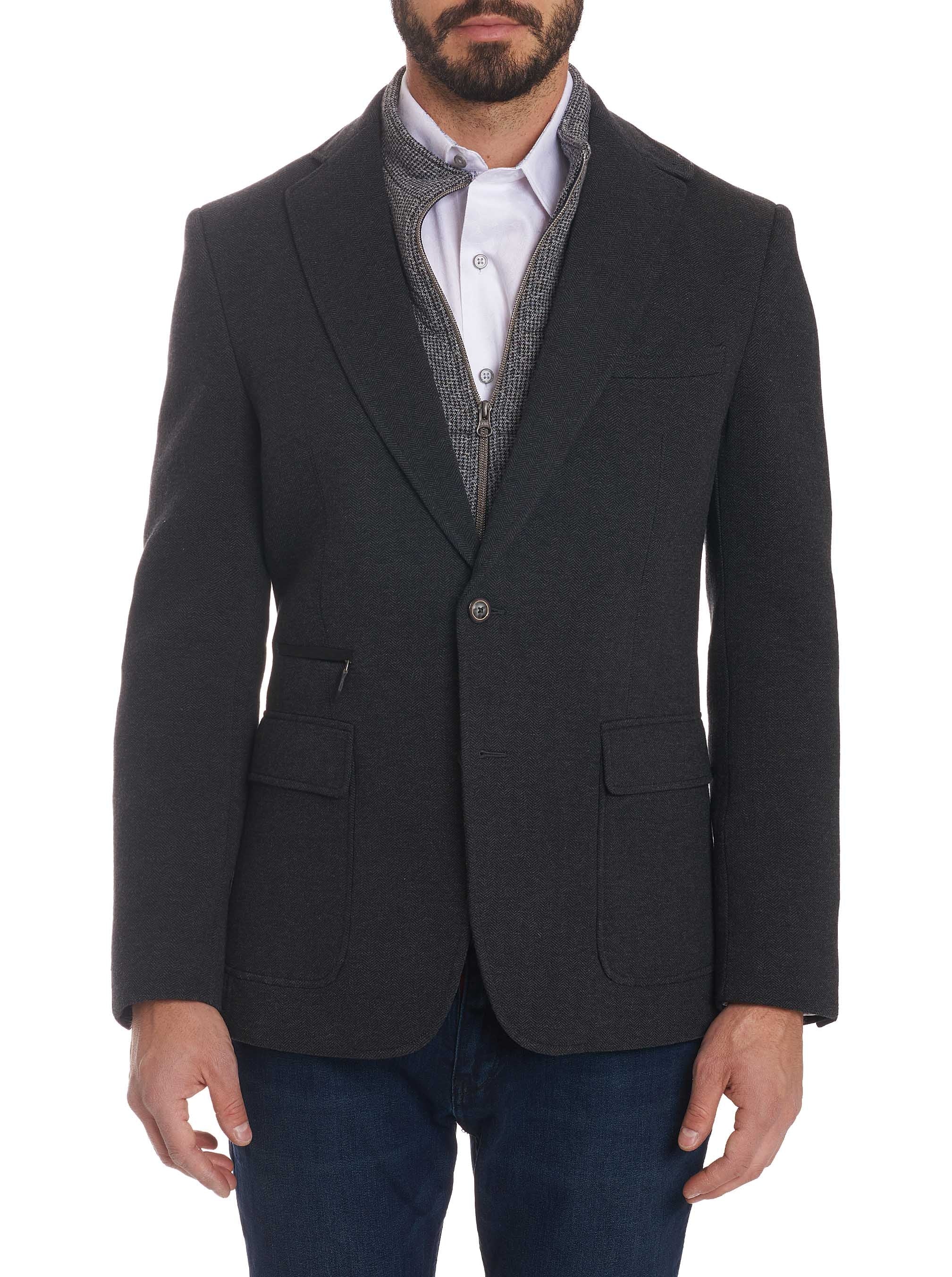 dressing gownRT GRAHAM ROBERT GRAHAM DOWNHILL SPORT COAT