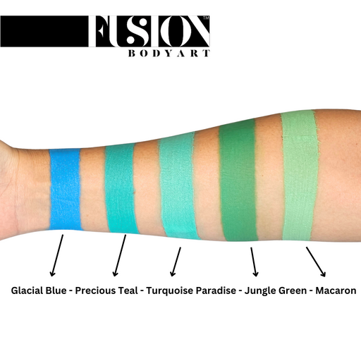 Fusion Body Art Pearl Metallic Gold Face Paint Swatch 