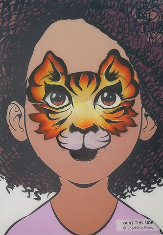 cute tiger face paint anna wilinski