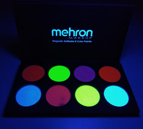 Mehron's Paradise UV Paint Palette
