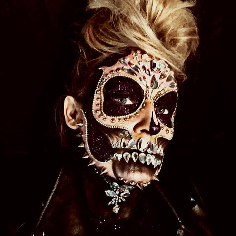 Antsy Pants Paints Face Painting and Body Art Angelique Desiree Thompson Jeweled Skull