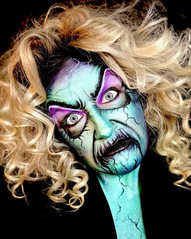 Halloween face paint ideas: Frankenstein's monster face paint  Monster face  painting, Frankenstein face paint, Face painting halloween