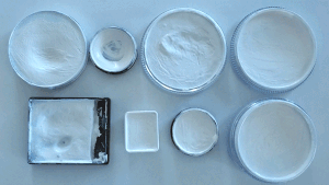 The sticky test for white face paint
