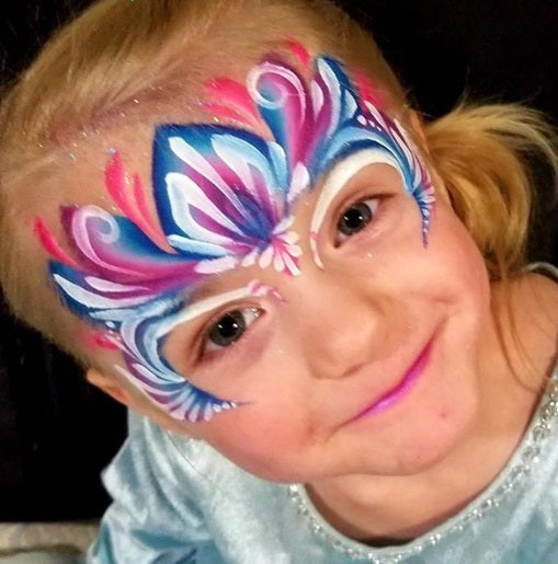 Breanna Neilson Frozen Face painting design