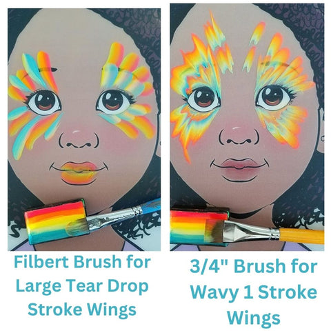 Butterfly Face Paint, 3 Easy Steps