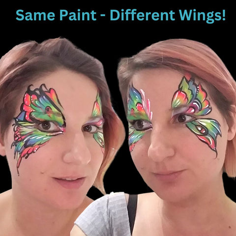 Line Work Butterfly Anna Wilinski Face Painter