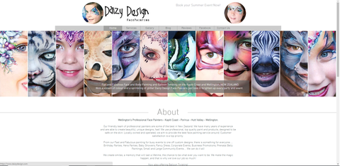 Christy Lewis Face Painting Website