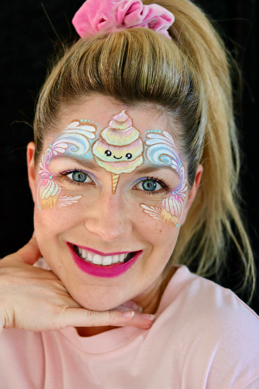 UV Unicorn Face Paint Painting Split Cake Face Paint Water Activated Face  Paints