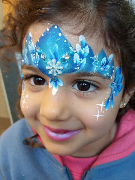 Debbie Mann Flower Ice Princess Face Painting