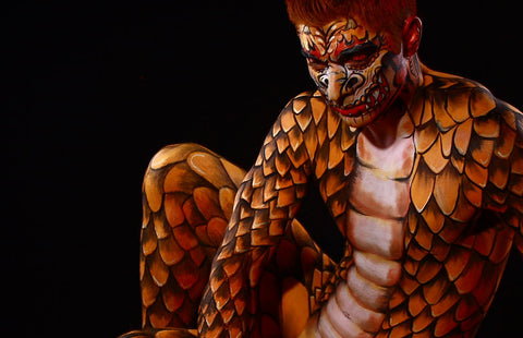 Dragon Body Painting