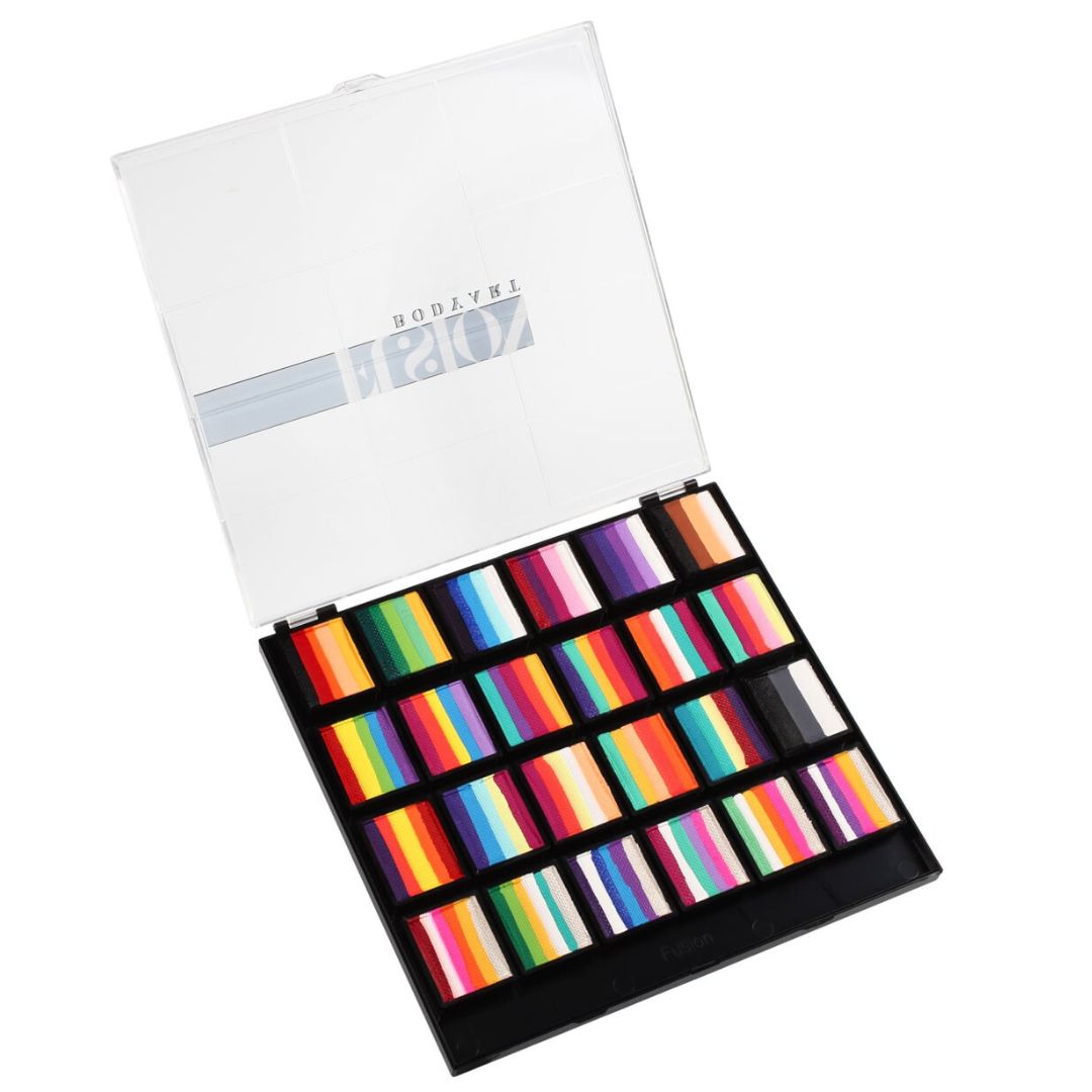 Fusion Body Art |  Spectrum Face Painting Palette - 24 Combos -  Rainbow Paradise - Jest Paint product image