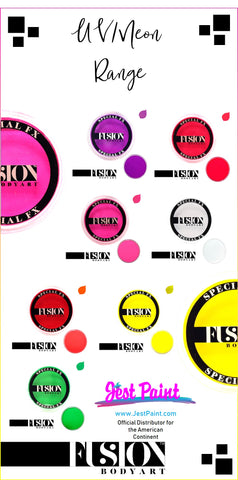 Fusion Body Art and FX UV/Neon Range