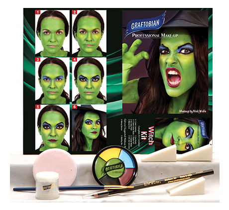 Graftobian Witch Kit - scary face paint makeup