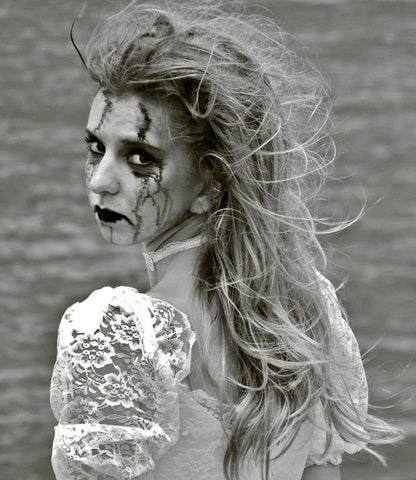 Judi’s Facepainting & Body Art. Judi Walker - deadly bride Scary Face Paint Makeup