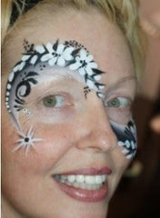 laura oliver flower face paint tag magpie