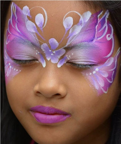 Leanne Courtney Purple Butterfly Design