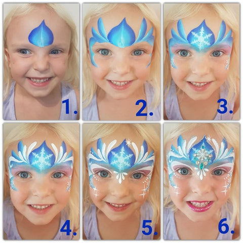 easy princess face painting