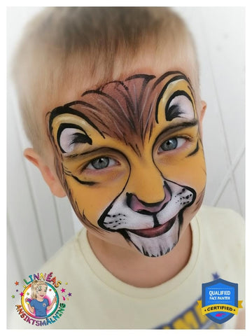 40 Easy Tiger Face Painting Ideas for Fun - Bored Art  Lion face paint,  Face painting designs, Face painting easy