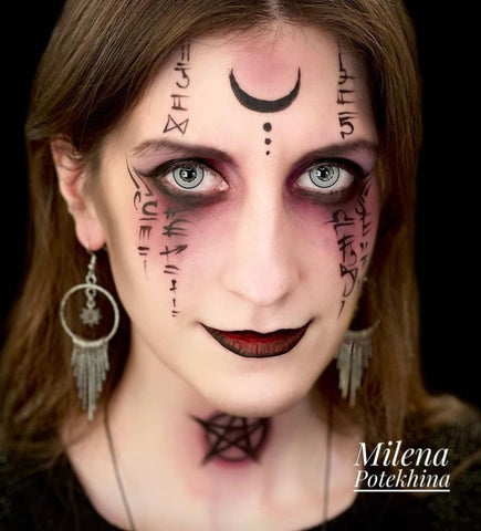 Milena Potekhina Makeup Artist - Witch or Satanic Makeup