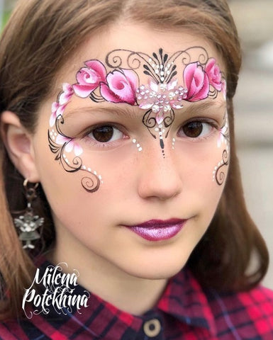 Milena Potekhina Princess teen face painting