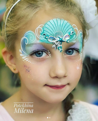 simple pretty face paint